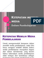 Power Point Ketepatan Memilih Dalam Media Pembelajaran