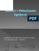Gabriel’s Phthalimide Systhesis