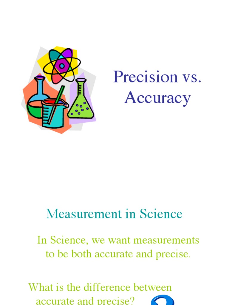 Precision vs. Accuracy in Science | PDF | Career & Growth
