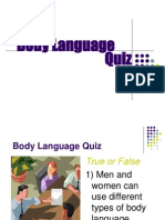 Body Language Quiz