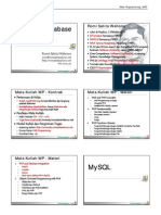 PHP and Database PHP and Database Integration Integration: Mysql Mysql