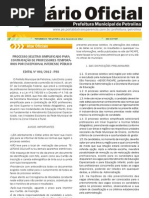 Edital do processo seletivo de Petrolina para 600 professores 