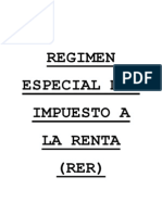 Régimen Especial de Impuesto A La Renta (RER)