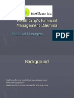 Healthcrop Financial Management