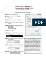 How-To Ocr A .PDF File Using Adobe Acrobat Pro: Recognition