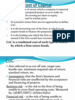 Chapter 5 - Cost of Capital SML 401 Btech