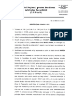 Document 2012 12-21-13860293 0 Decizia Cnsas Privind Colaborarea Lui Andrei Marga Securitatea