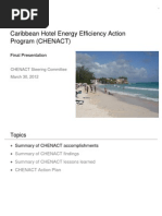 Caribbean Hotel Energy Efficiency Action Program (CHENACT) - Final Presentation, 3-2012