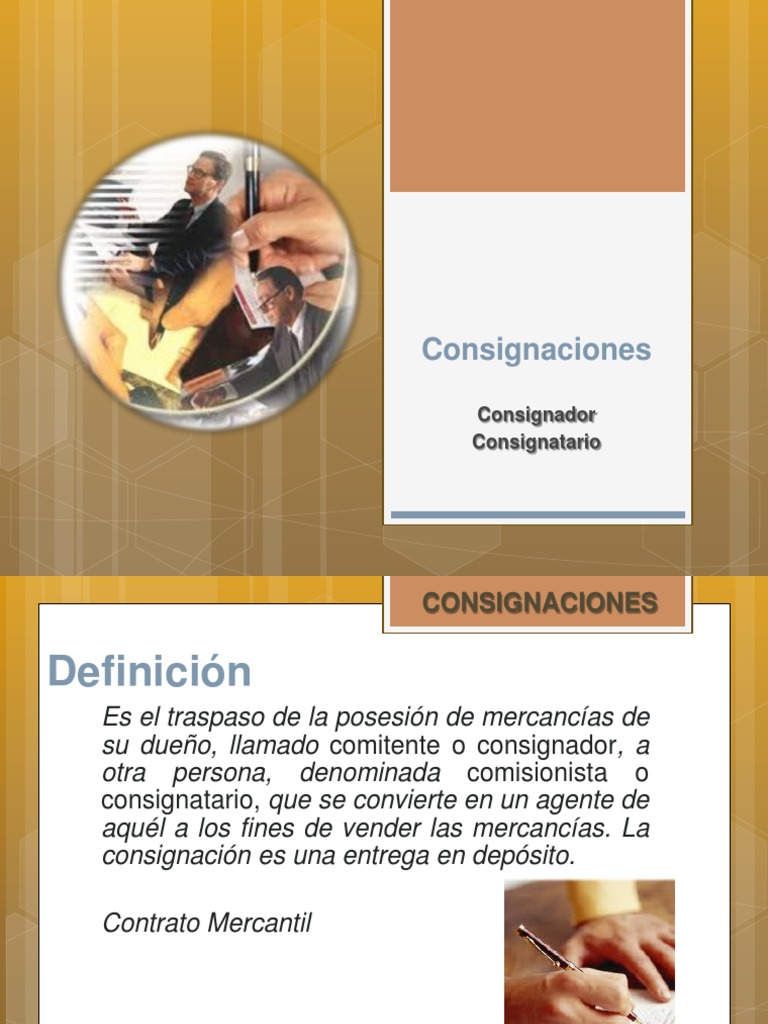 Teoria de Consignaciones | PDF
