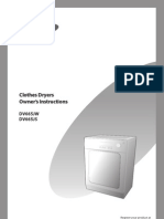 Samsung DV665JW Dryer Manual