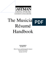 Musician's Resume Guide
