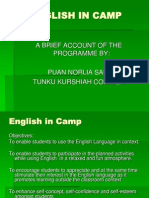 English in Camp Power Point by Norlia Said.