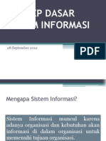 1 Konsep Dasar Sistem Informasi