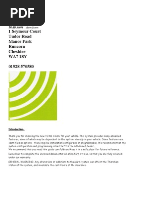 Wiring Diagram For Toad Alarm - Automotive Diagram Images Guide