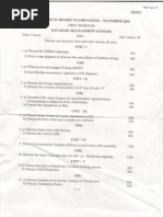 Dbms Model Question Papers