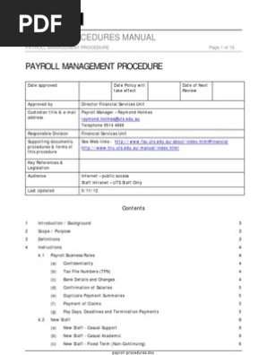 payroll-procedures