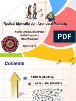 Radiasi Mamalia Dan Asal-Usul Manusia Sukses 7C