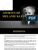 Melanie Klein Aportesss