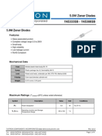 1N5333SB - 1N5388SB 5.0W Zener Diodes