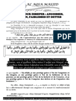 Dou3à Contre Les Angoisses, Le Chagrin, Les Dettes