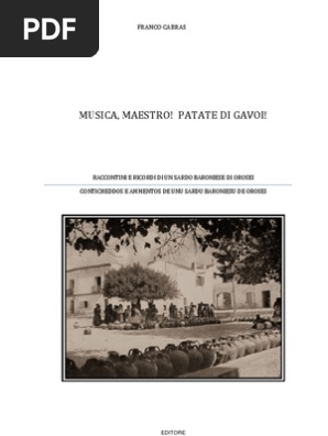 Orosei Franco Cabras Contos