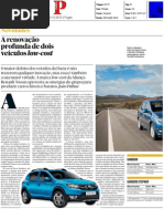 NOVOS DACIA SANDERO E SANDERO STEPWAY NO "PÚBLICO"