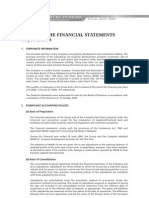Notes To The Financial Statements 30 JUNE 2005: 1. Corporate Information