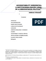 O DONNELL Guillermo - Accountability Horizontal La Institucionalizacion