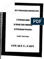 Steady State Modelling Petroleum Process Gerald Year 2000