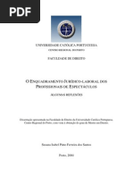 O ENQUADRAMENTO JURÍDICO-LABORAL DOS PROFISSIONAIS DE  ESPECTÁCULOS