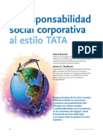 La Responsabilidad Social Corporativa Al Estilo TATA