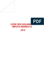 Code Des Douanes 2012