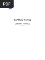 SAP Basis Training I