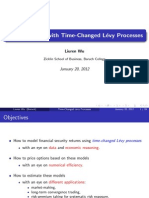 Option Pricing With Time-Changed Levy Processes