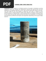 CORING AND CORE ANALYSIS