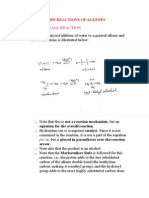 More Reactions of Alkenes