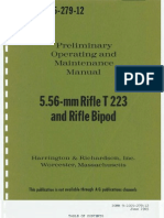 Preliminary Operating and Maintenance Manual 5.56-mm Rifle T223 and Rifle Bipod