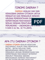 Presentasi Otonomi Daerah