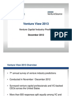 VC & CEO Öngörüleri - Risk Sermayesi - 2013