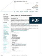 Water Testing Labs List