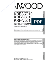 Kenwood KRF-V7!6!5010 User Manual