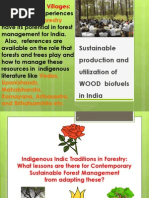 Trees,Tanks and Livelihood-India