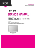 LG 32LG300C LCD TV Service Manual