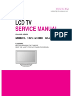 LG 32LG300C LCD TV Service Manual