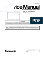 Panasonic TC-P50G10 LCD TV service manual