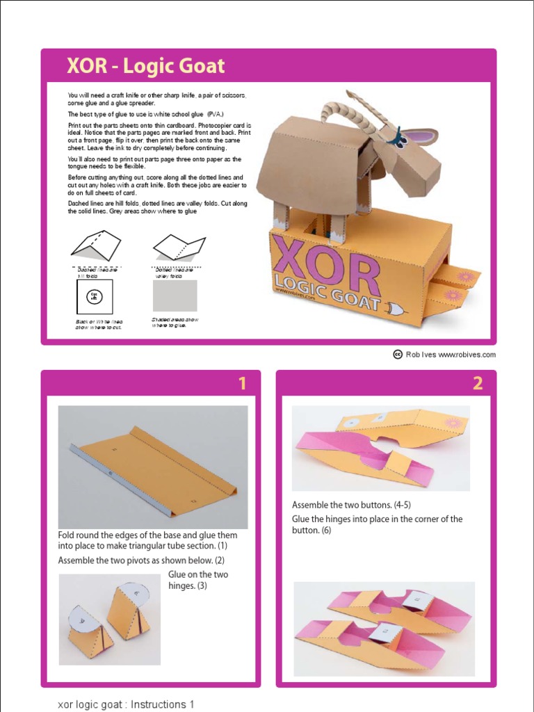 Build Your Own XOR Logic Goat | PDF | Teaching Mathematics