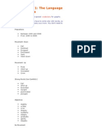 Vocabulary 1: The Language of Graphs