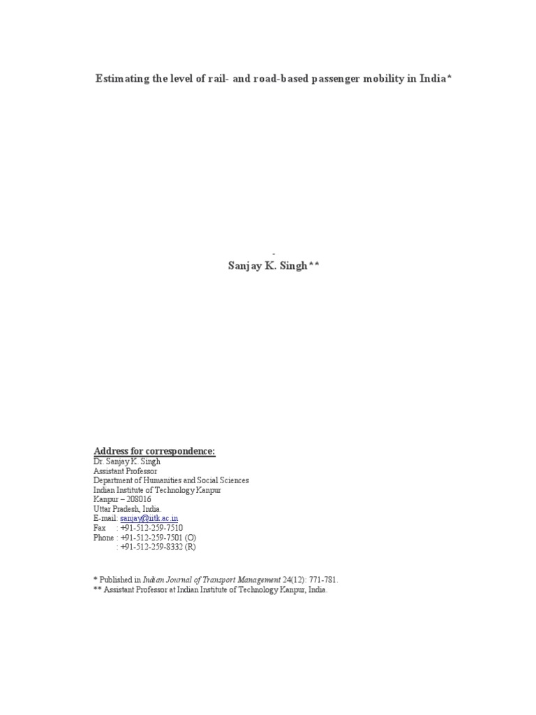 Railroad | PDF