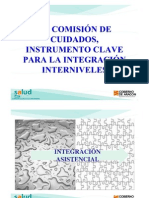 La Comisión de Cuidados, Instrumento Clave Pa La Integración Interniveles.