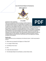 The Lecture of The Second Degree of Freemasonry